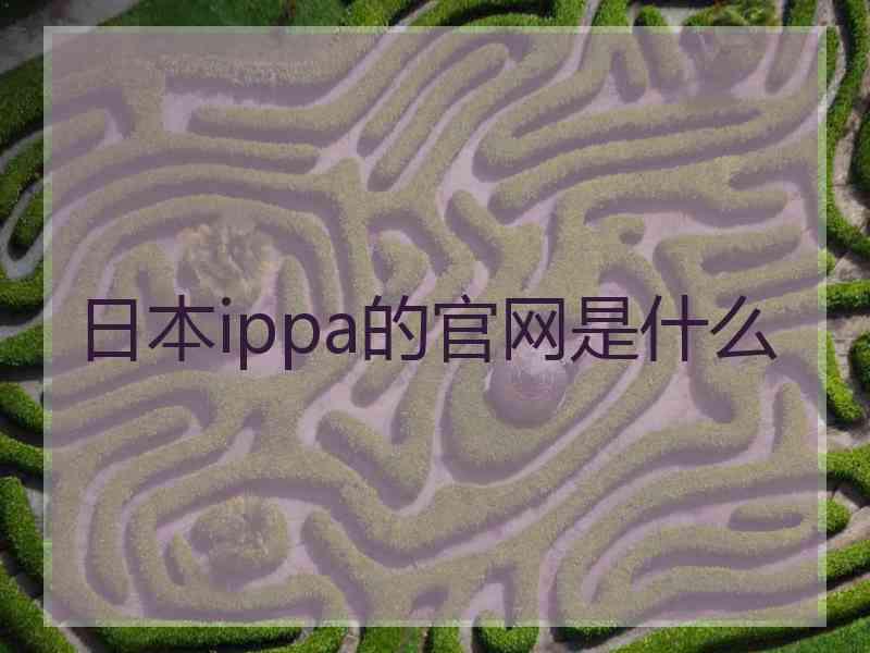 日本ippa的官网是什么