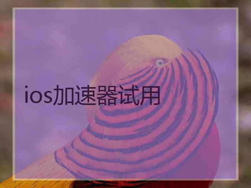 ios加速器试用