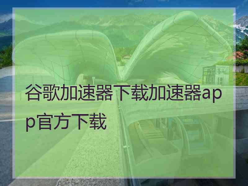 谷歌加速器下载加速器app官方下载