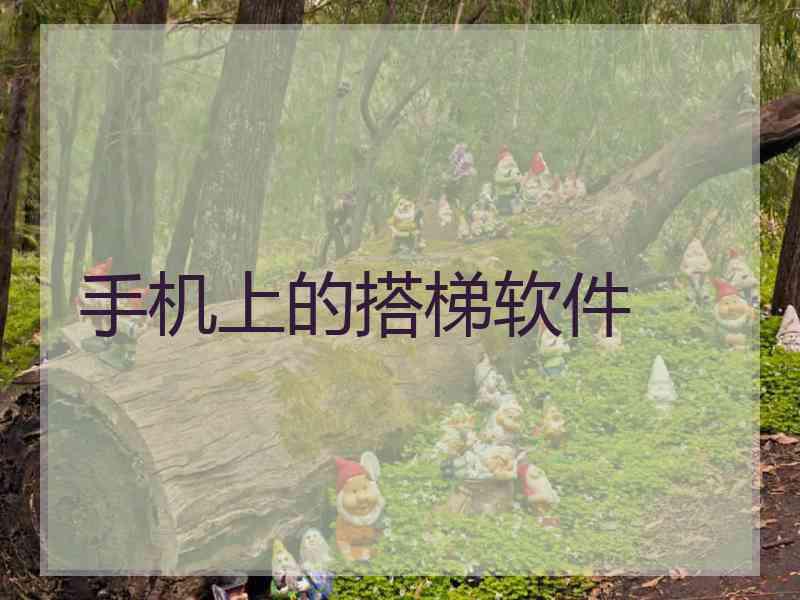 手机上的搭梯软件