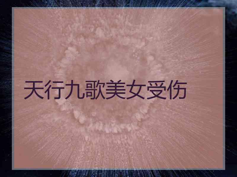 天行九歌美女受伤