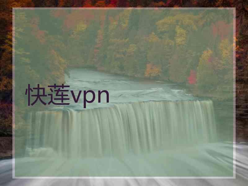 快莲vpn