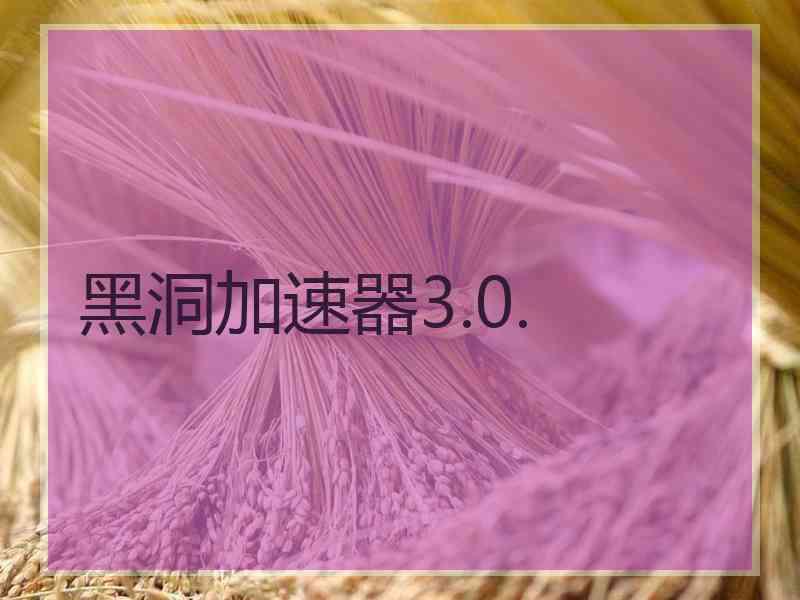 黑洞加速器3.0.