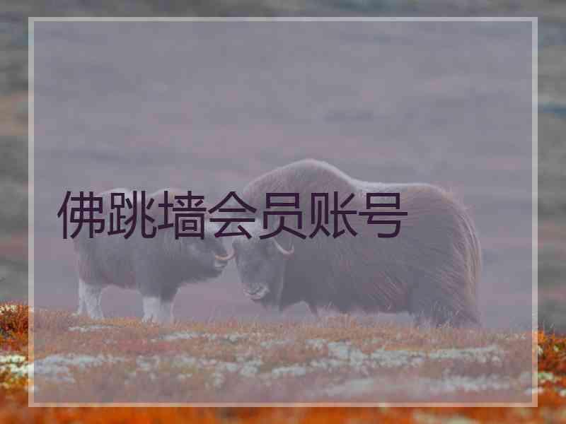 佛跳墙会员账号