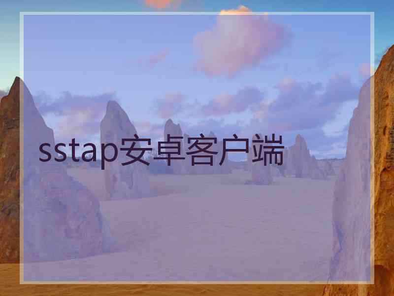 sstap安卓客户端