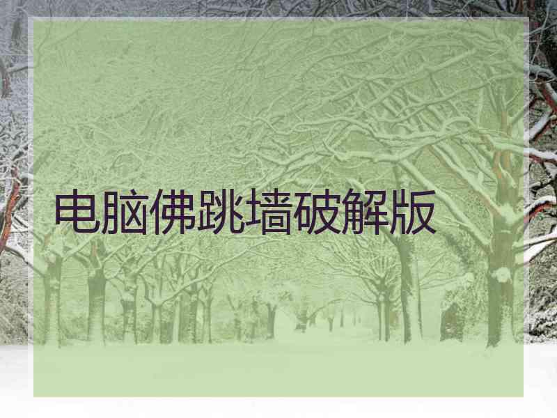 电脑佛跳墙破解版