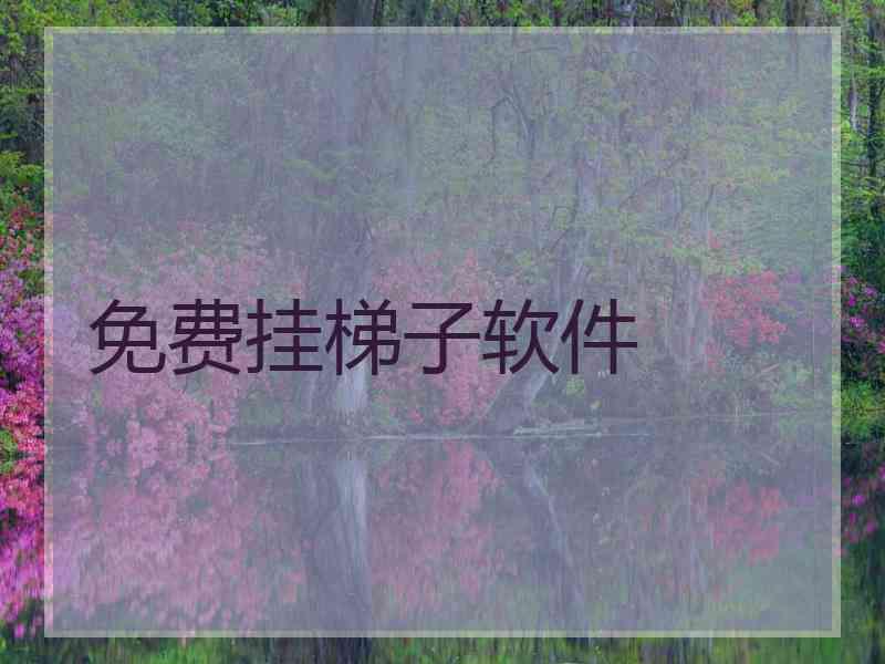 免费挂梯子软件