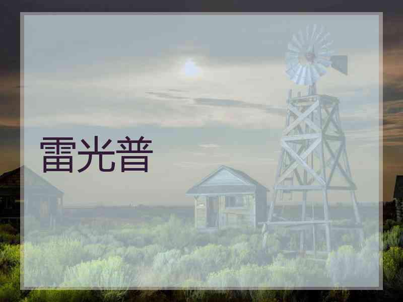 雷光普