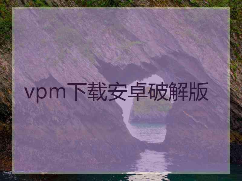 vpm下载安卓破解版