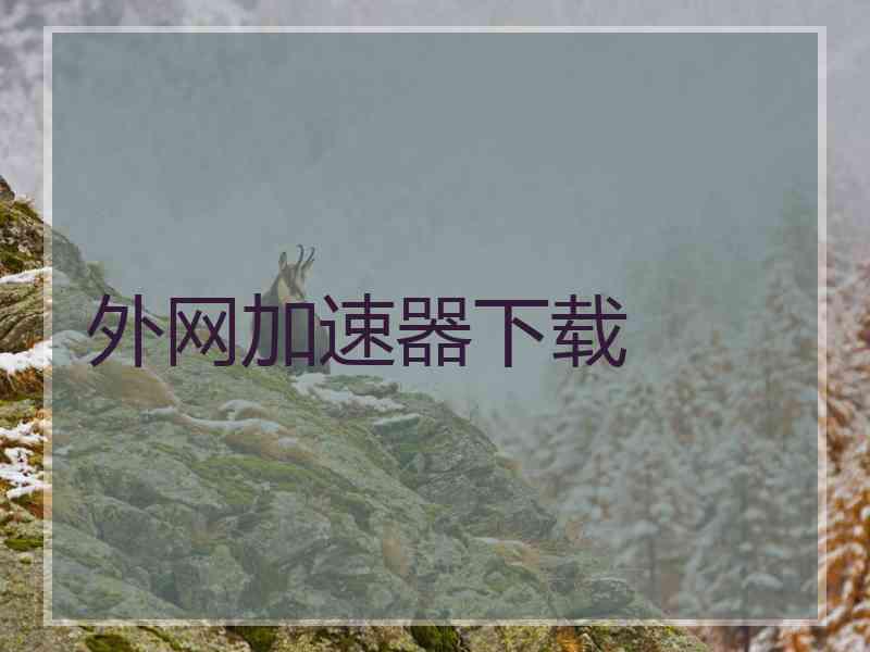 外网加速器下载