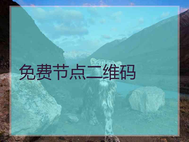 免费节点二维码