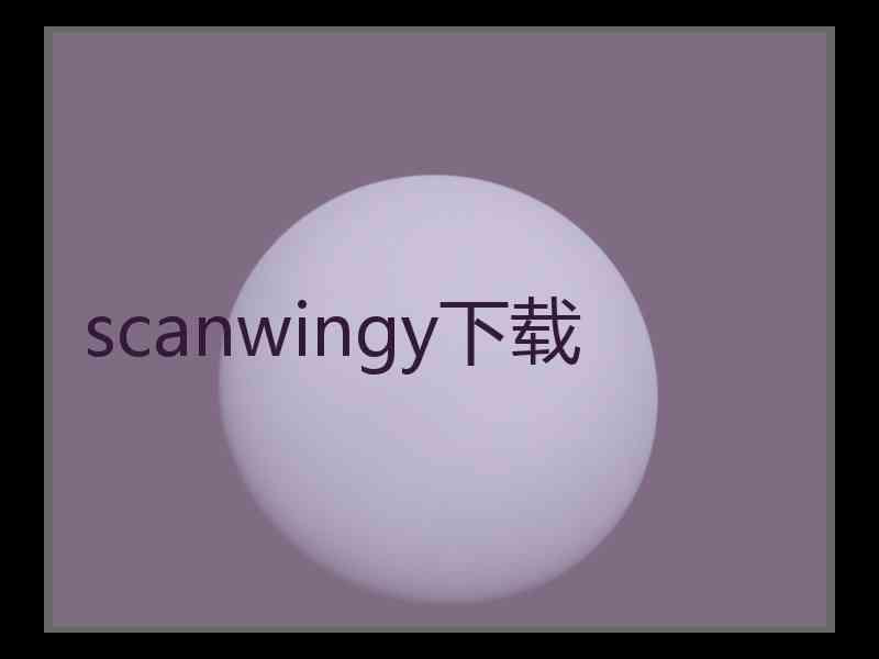 scanwingy下载