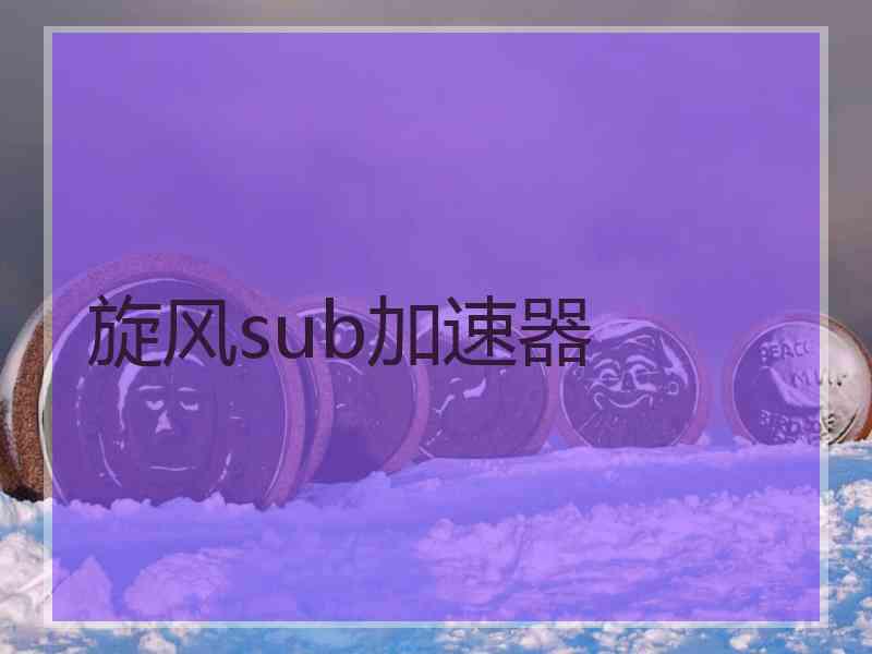 旋风sub加速器