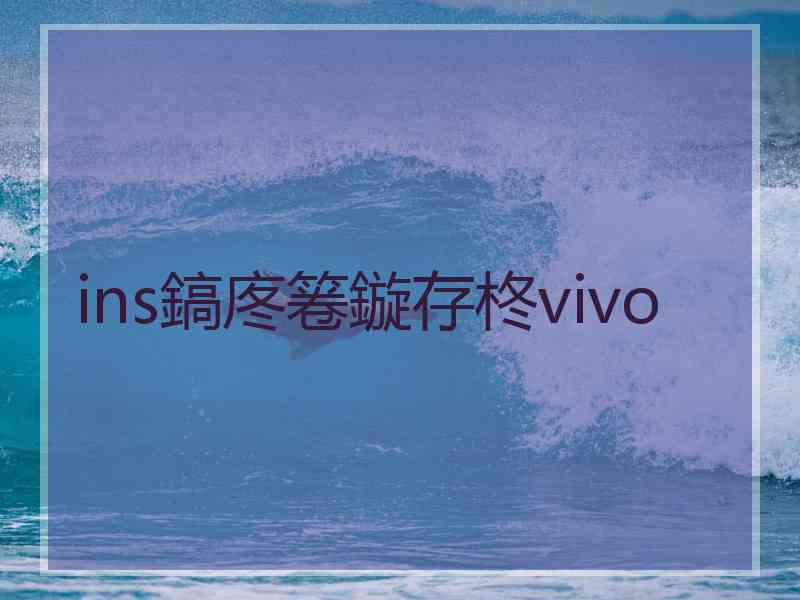 ins鎬庝箞鏇存柊vivo
