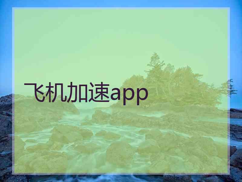 飞机加速app