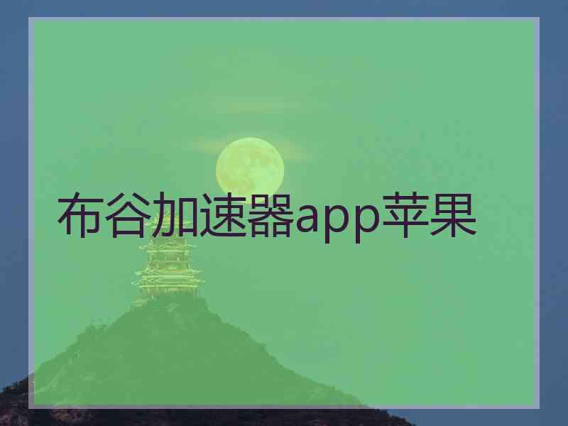 布谷加速器app苹果