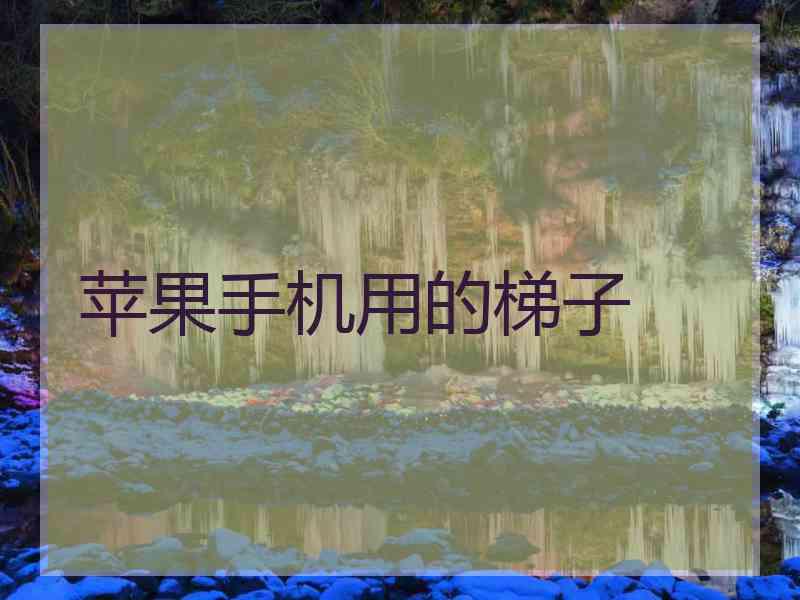 苹果手机用的梯子