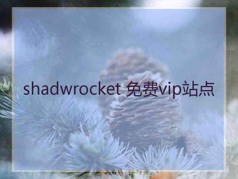 shadwrocket 免费vip站点