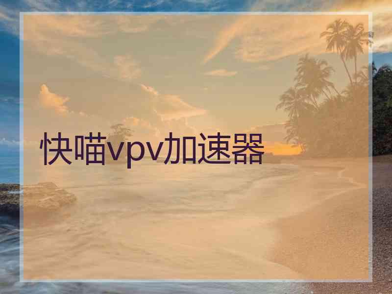 快喵vpv加速器