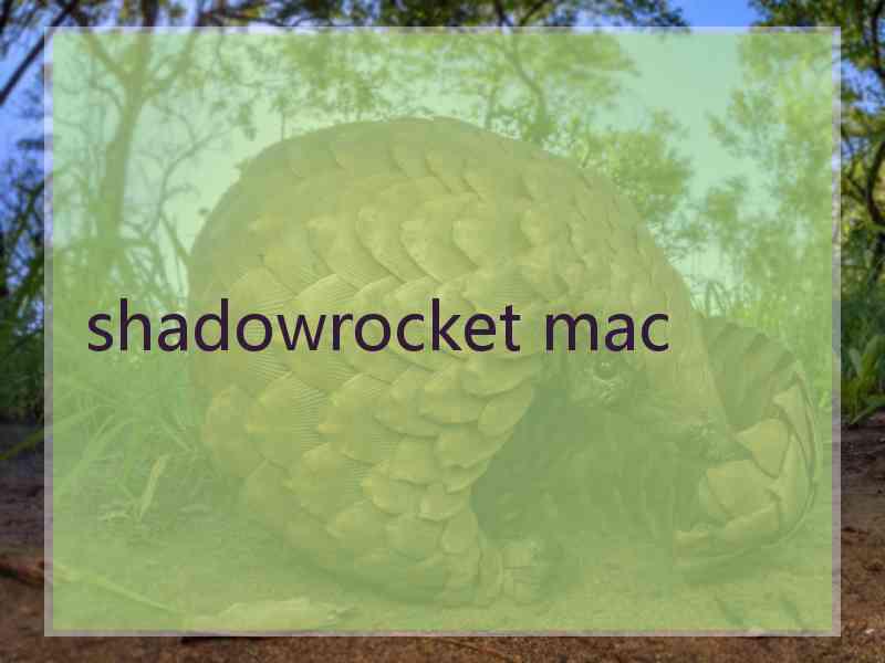 shadowrocket mac
