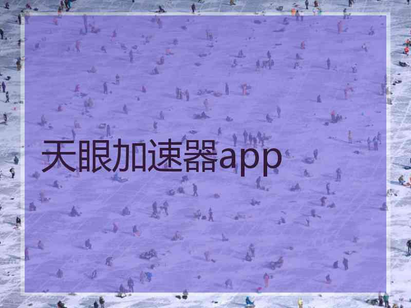 天眼加速器app