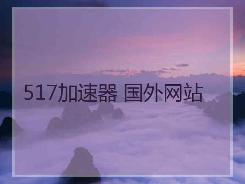 517加速器 国外网站
