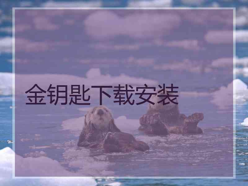 金钥匙下载安装
