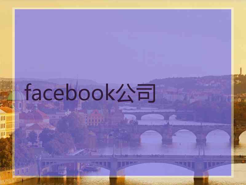 facebook公司