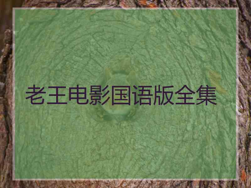 老王电影国语版全集