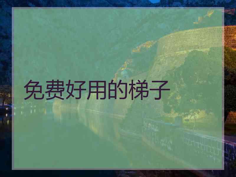 免费好用的梯子