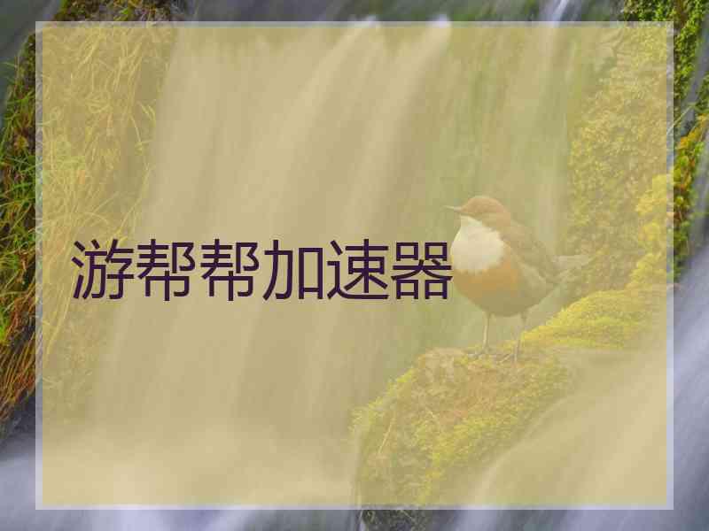 游帮帮加速器