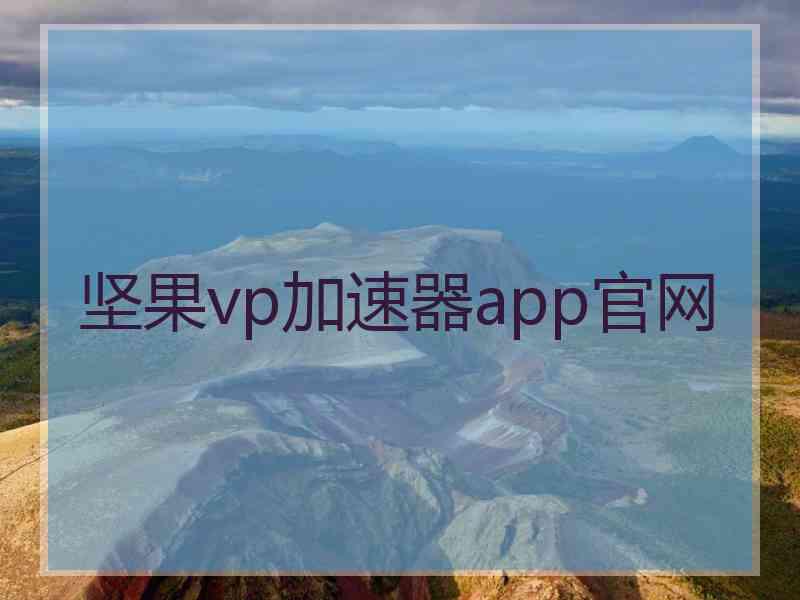 坚果vp加速器app官网