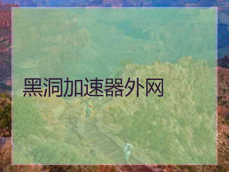 黑洞加速器外网