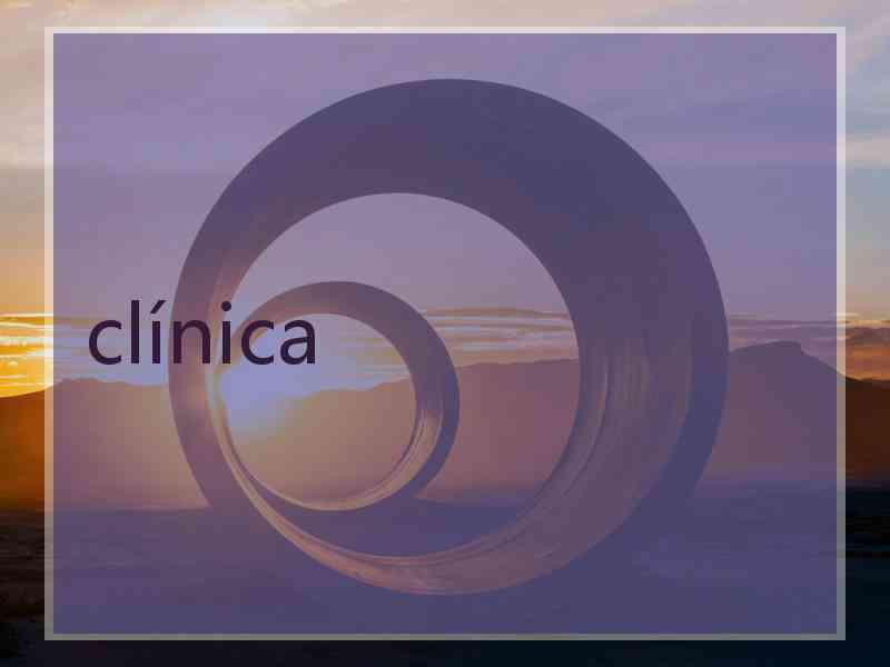 clínica
