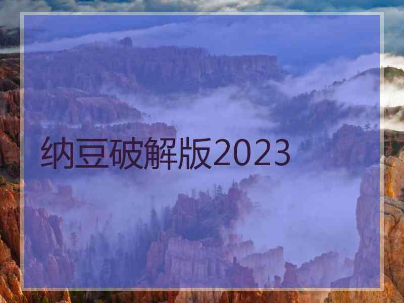 纳豆破解版2023