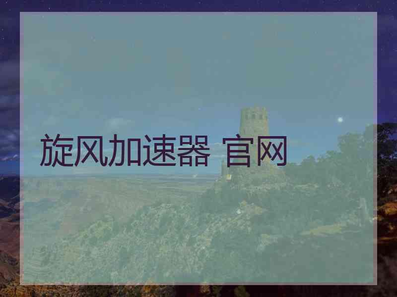旋风加速器 官网