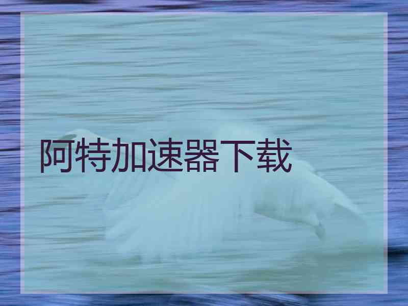 阿特加速器下载