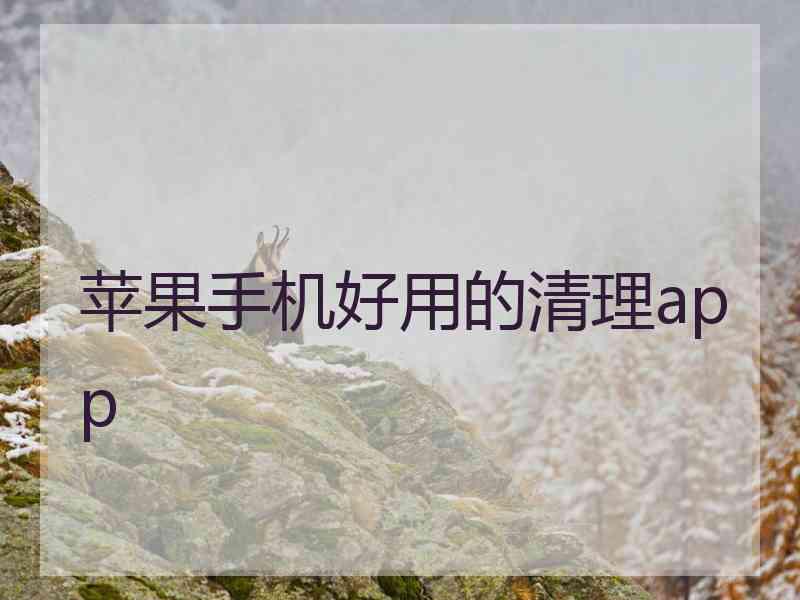 苹果手机好用的清理app