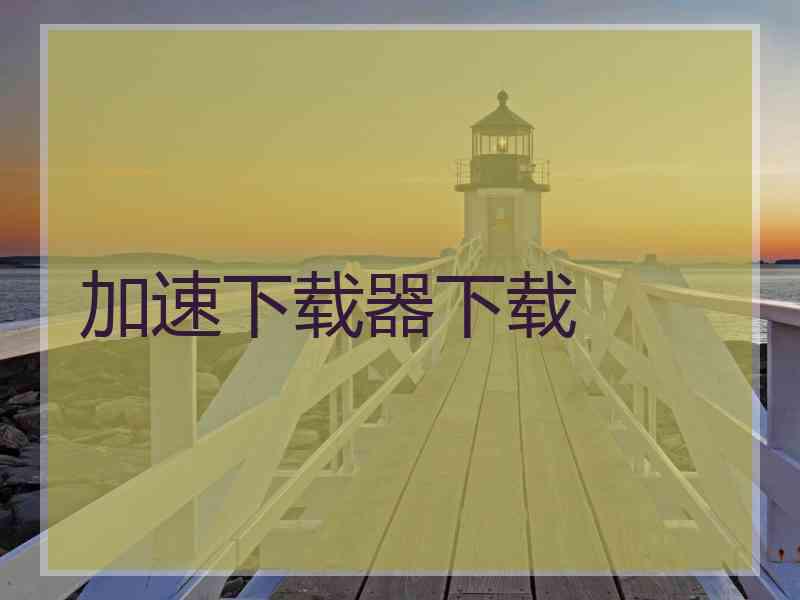 加速下载器下载