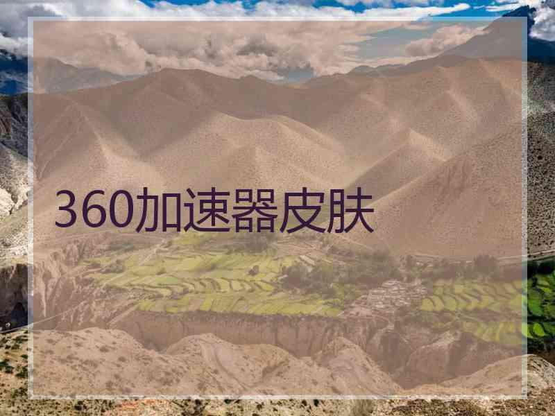 360加速器皮肤