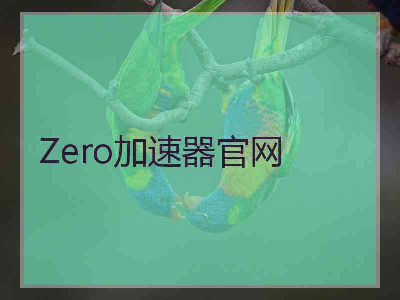 Zero加速器官网