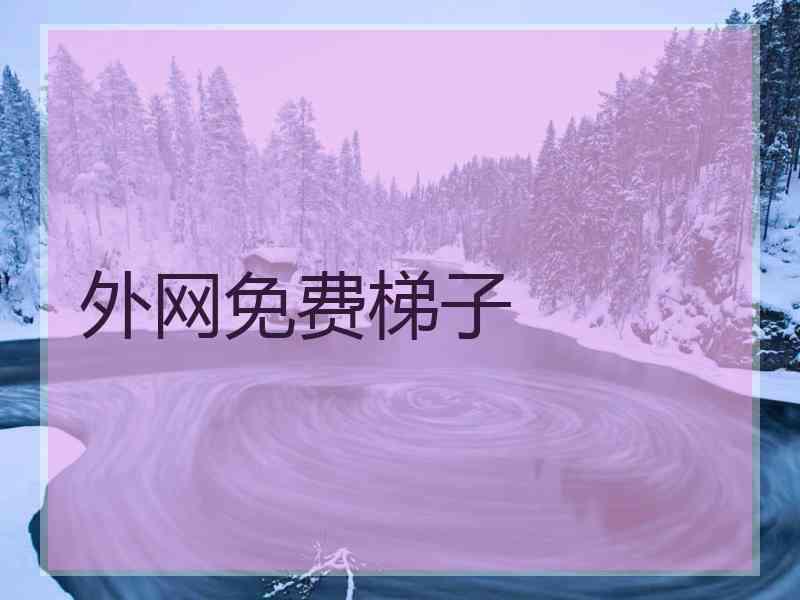 外网免费梯子